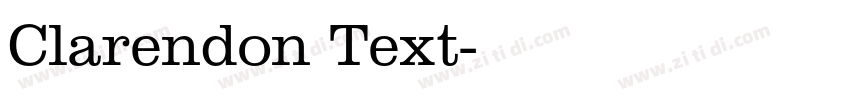 Clarendon Text字体转换